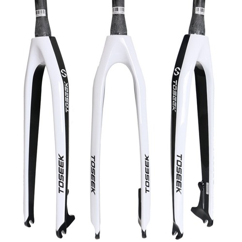 TOSEEK 26/27.5/29in Carbon Fiber Bicycle Fork MTB Bike Tapered Rigid Fork 28.6mm - Picture 4 of 14