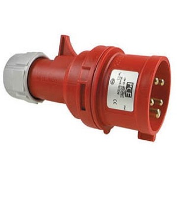 CEE Phasenwender Stecker Kraftstromstecket Drehstromstecker 32A 400V 69-244-122
