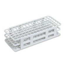 Test Tube Rack, Plastic, 13mm, 90 Holes, White, Karter Sci 207D1 (Pack 50)