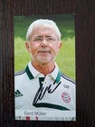 Gerd Müller - Autograph - Club Card - FC Bayern München