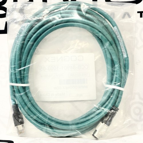 Cognex CCB-84901-1003-05 Ethernet Cable 5M/16ft A-Coded RJ45 to M12 8-pin - Picture 4 of 6