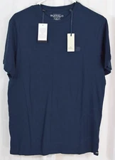 Buffalo David Bitton Men's Short Sleeve Americana Tee Navy Size Medium