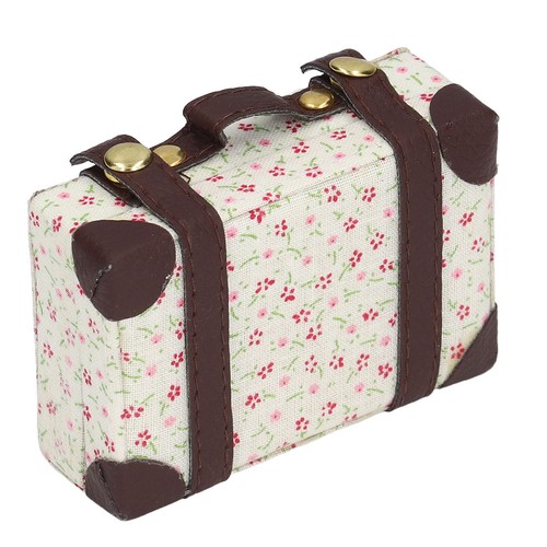 :6 Fashion Dollhouse Luggage Metal Mini Doll Suitcase 3 X 2 X in Miniature . - Picture 12 of 12