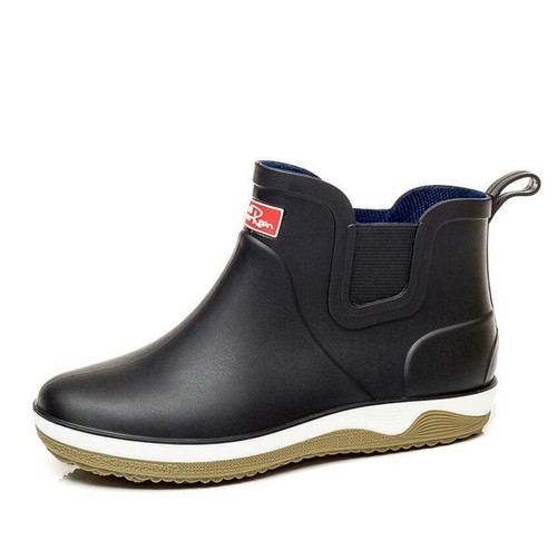 Herren Wellington Gummistiefeletten Wasserdicht Regenstiefel Rutschfest Garten- - Bild 1 von 18