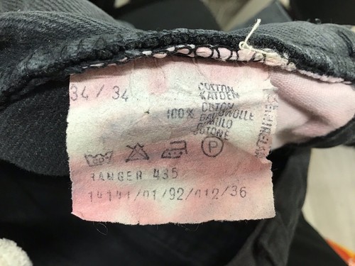 Vintage Men’s Lee Black Jeans - W 34 L 34 - Picture 3 of 7