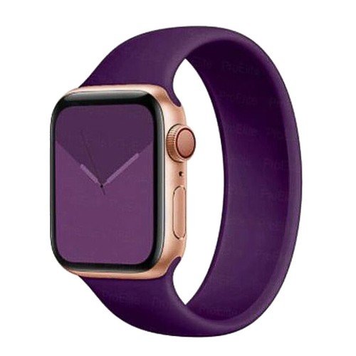 Correa de silicona 38-49 mm para Apple Watch Ultra2 9 8 7 6 SE 5 iWatch correa de reloj - Imagen 34 de 35