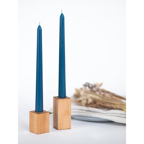 8 inch Taper Candles Set of 12 - Dinner Candles Dripless - Tall Candles Long ... - Picture 7 of 7