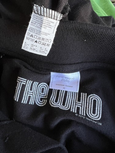 THE WHO (2012) Official Quadrophenia Band Embroidered Target Polo Shirt Medium - Picture 5 of 5