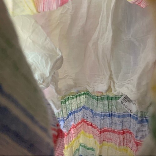 Urban Outfitters Women's Size:Small Rainbow Colored Sleeveless Tiered Maxi Dress - Picture 8 of 10