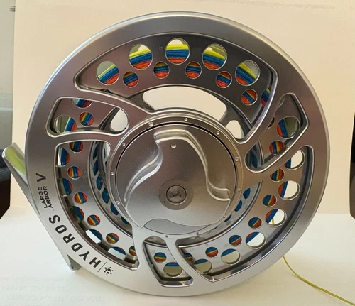 Orvis Hydros V Fly Reel (for 8 wt line, includes backing) - Silver