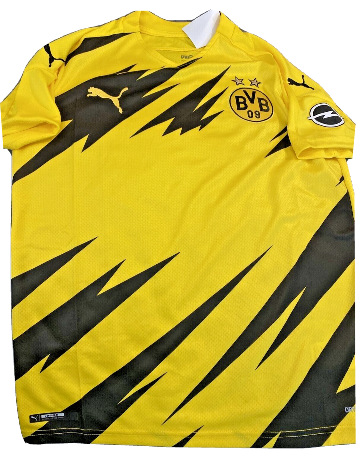 New Puma BVB Borussia Dortmund Home Jersey Youth Large (13-14Y) NO SPONSOR