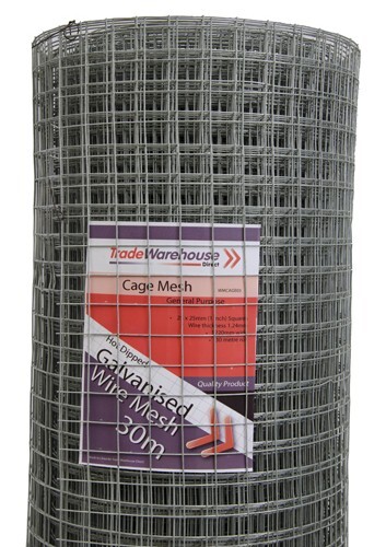 Aviary Cage Wire Mesh 1200mm 25mm squares x 30m Roll DELIVERY READ DESCRIPTION - Picture 1 of 5