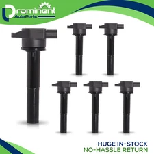 6PC Ignition Coil Pack for Mitsubishi 04-08 Endeavor 04-07 Galant V6 3.8L UF481