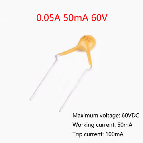 Fusibles reiniciables 10-200x PPTC 0.05A-12A 16V 30V 60V 72V 250 V - Imagen 17 de 42