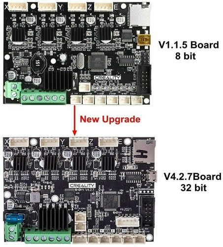 Placa base silenciosa Creality 3D más nueva V4.2.7 (V1.1.5) para Ender 3 EE. UU. - Imagen 3 de 6