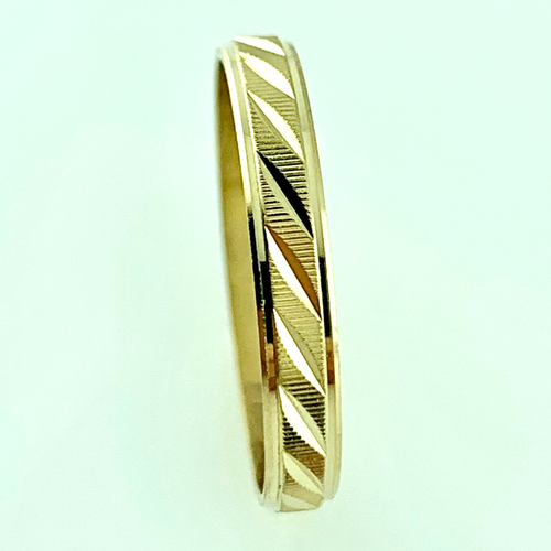 ANELLO FEDINA ORO 18KT GIALLO FEDE DIAMANTATA MIS 18 PER MATRIMONIO FIDANZAMENTO - Foto 4 di 17