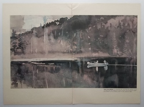 The Painting Fisherman Winslow Homer 1954 Magazine Art 2 Pages - Picture 3 of 4