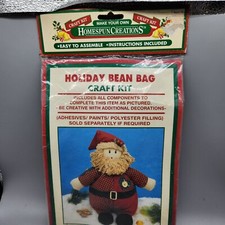 Santa Craft Kit DanDee Holiday Bean Bag Homespun Creations Sealed NOS