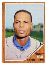 Charley Neal 1962 -Topps #365 -New York Mets - EX+