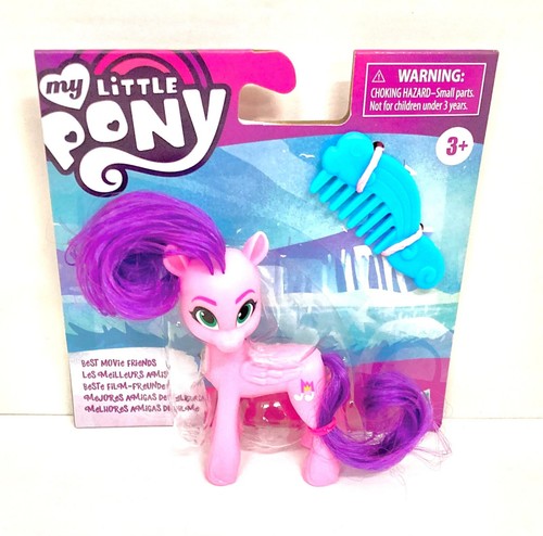 My Little Pony Best Movie Friends 3 Zoll rosa Pony Figur mit Haarbürste