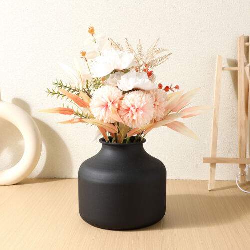 Flower Bucket Simple Practical Large Black Vase - Picture 3 of 12