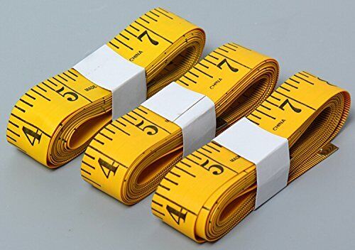 3er Pack 120 Zoll Maßband weiches Maßband Körperband Nähen Stoff Lineal - Bild 7 von 9