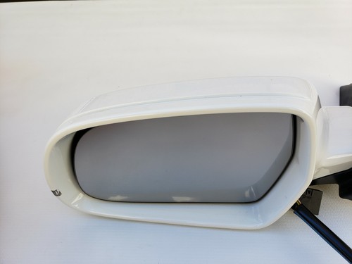 2010-2016 AUDI A4 SEDAN FRONT DOOR SIDE VIEW MIRROR DRIVER SIDE OEM WHITE - Foto 2 di 10