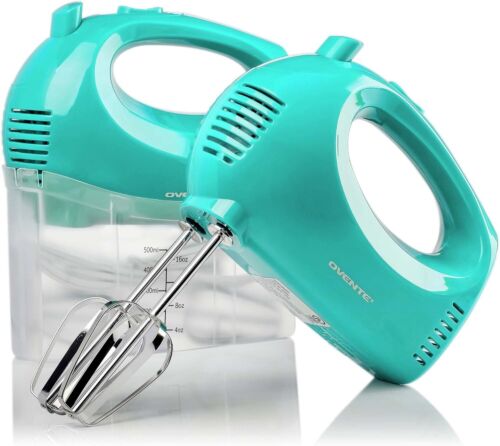 OVENTE 5-Speed Electric Hand Mixer with Stainless Steel Mixing Whisk, - Picture 12 of 15