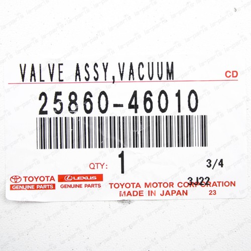 Genuine Toyota 4Runner Sequoia GS300 IS300 Vacuum Switching Valve 25860-46010 - Picture 8 of 8