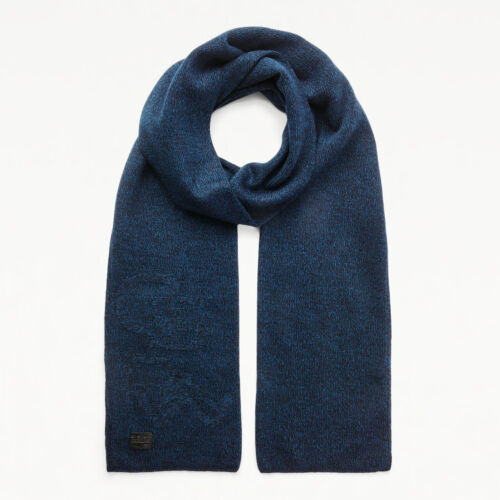 NWT G-Star Raw Effo Scarf Heater AW | Knitted | Acrylic | Unisex | Blue/Black - Picture 1 of 5