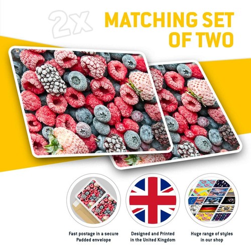 2 x Rectangle Stickers 7.5 cm - Mix of Frozen Berries Smoothie Cool Gift #21892 - 第 2/9 張圖片
