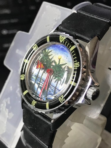 Reloj de cuerda manual Out of Time 34 mm esfera windsurf tono plateado, funciona (lote 2065) - Imagen 5 de 12