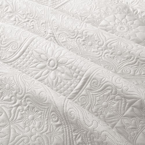 3 Piece Floral Bedspread Embossed Bedding Set Coverlet Bed Throw Queen King Size - Picture 18 of 100