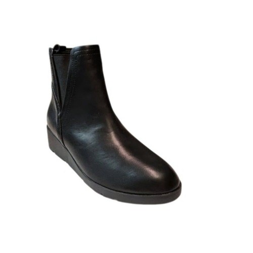 Taryn Rose Womens Saygee Black Wedge Heel Comfort Ankle Bootie Size 10 NWT NWOB - Picture 7 of 11