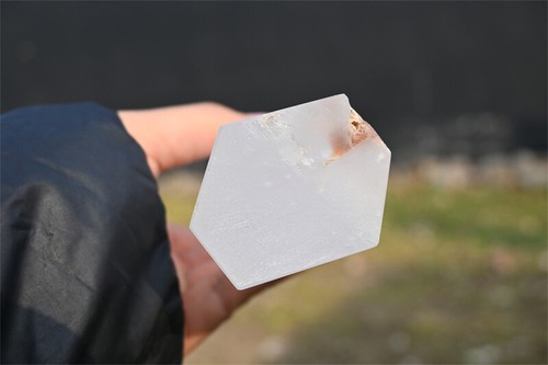 1,26 kg natürlicher klarer Quarz Obelisk Quarz Kristall Stabspitze Reiki Heilung WA598 - Bild 13 von 14