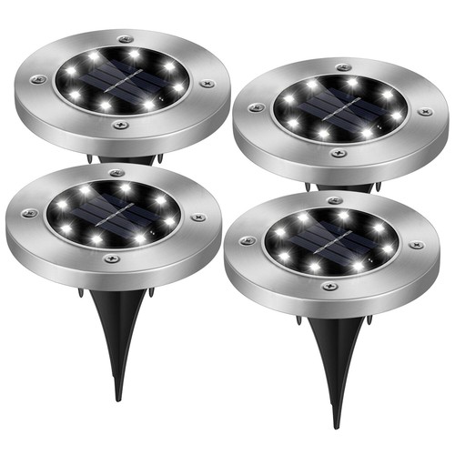 Disk Lights Upgraded Outdoor Ground Garden Landscape Lights for Patio Walkway - Picture 10 of 15