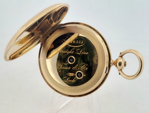 Antique 1890 TISSOT Locle 18k Gold Enameled KeyWind Pocket Watch Excellent, Runs - Picture 19 of 24