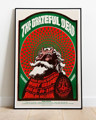 Grateful Dead Steve Miller 1966 / XXL Poster - 36"x24" (#1078) - 第 1/2 張圖片