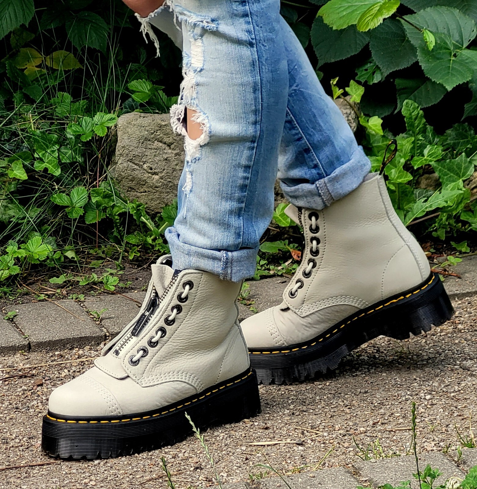 Мятный халат доктора Мартенса Синклера 31455763 Echtleder Damen Plateau Stiefelette