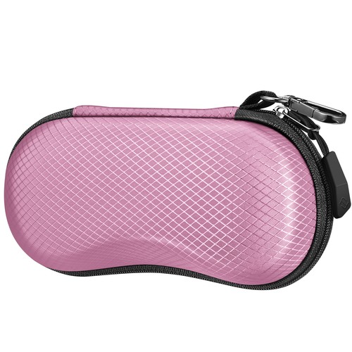 Sunglasses Case, Hard EVA Shell Shockproof Sport Glasses Case with Metal Carabin - Picture 13 of 21