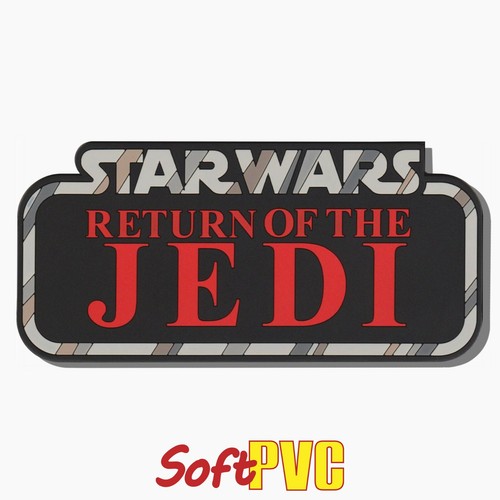 Kenner STAR WARS Vintage style "Return of the Jedi" toy logo 6" soft PVC coaster - Picture 2 of 5