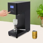 55mm Semi Automatic Tin Can Sealing Machine Plastic Soda Can Seamer Container