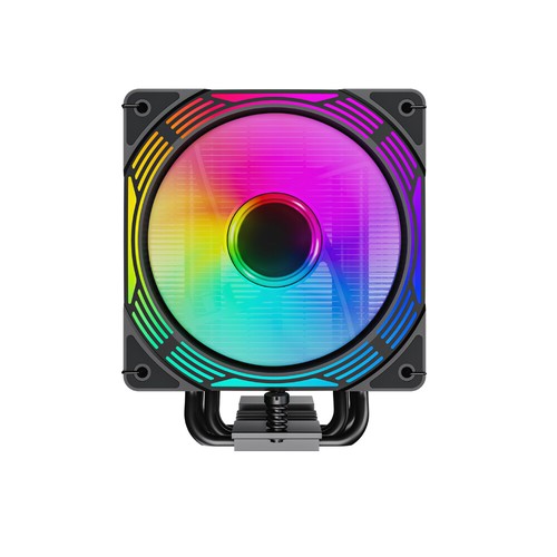 GameMax Ice Force 120mm ARGB Infinity 4-Pin PWM Black CPU Cooler - Picture 3 of 19