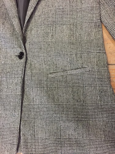 Giacca Woman Please Prince of Wales Maxi Blazer Discount - Picture 4 of 5