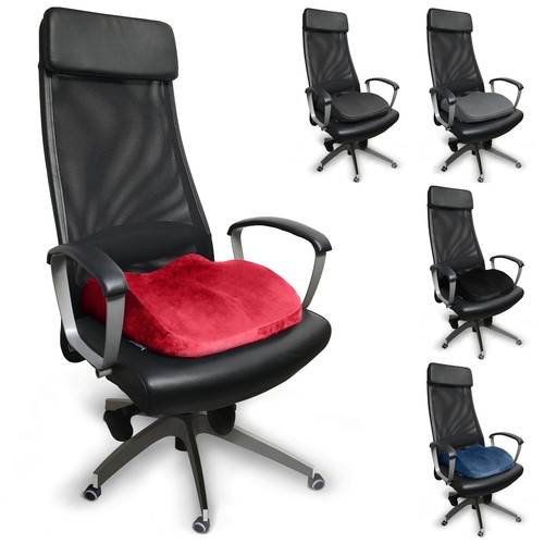 Memory Foam Sitzkissen Kissen Kissen Orthopädische Rückenstütze Bürostuhl Schreibtisch UK - Bild 26 von 31