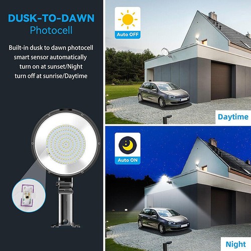 600W LED Barn Yard Street Outdoor Security Dusk to Dawn Waterproof Flood Light - Picture 9 of 12