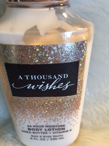 Bath and Body Works A Thousand Wishes 24H Moisture Body Lotion Shea Butter 8oz - Picture 3 of 4