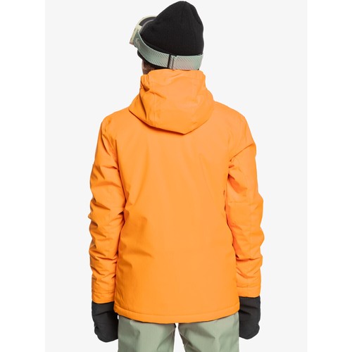 Quiksilver Jugend Mission Solid Jacke Orange Pepper 10k 2025 Jacke Junge G - Picture 3 of 3