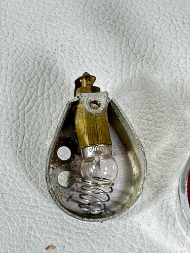 Spanninga 7 rundes Rücklicht chrom Glasscheibe für Schutzblech - Bild 10 von 10