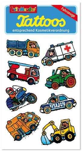 JUNGEN TATTOOS - Tattoo Set Mitgebsel Kindergeburtstag Kinder Party Lutz Mauder - Bild 24 von 51